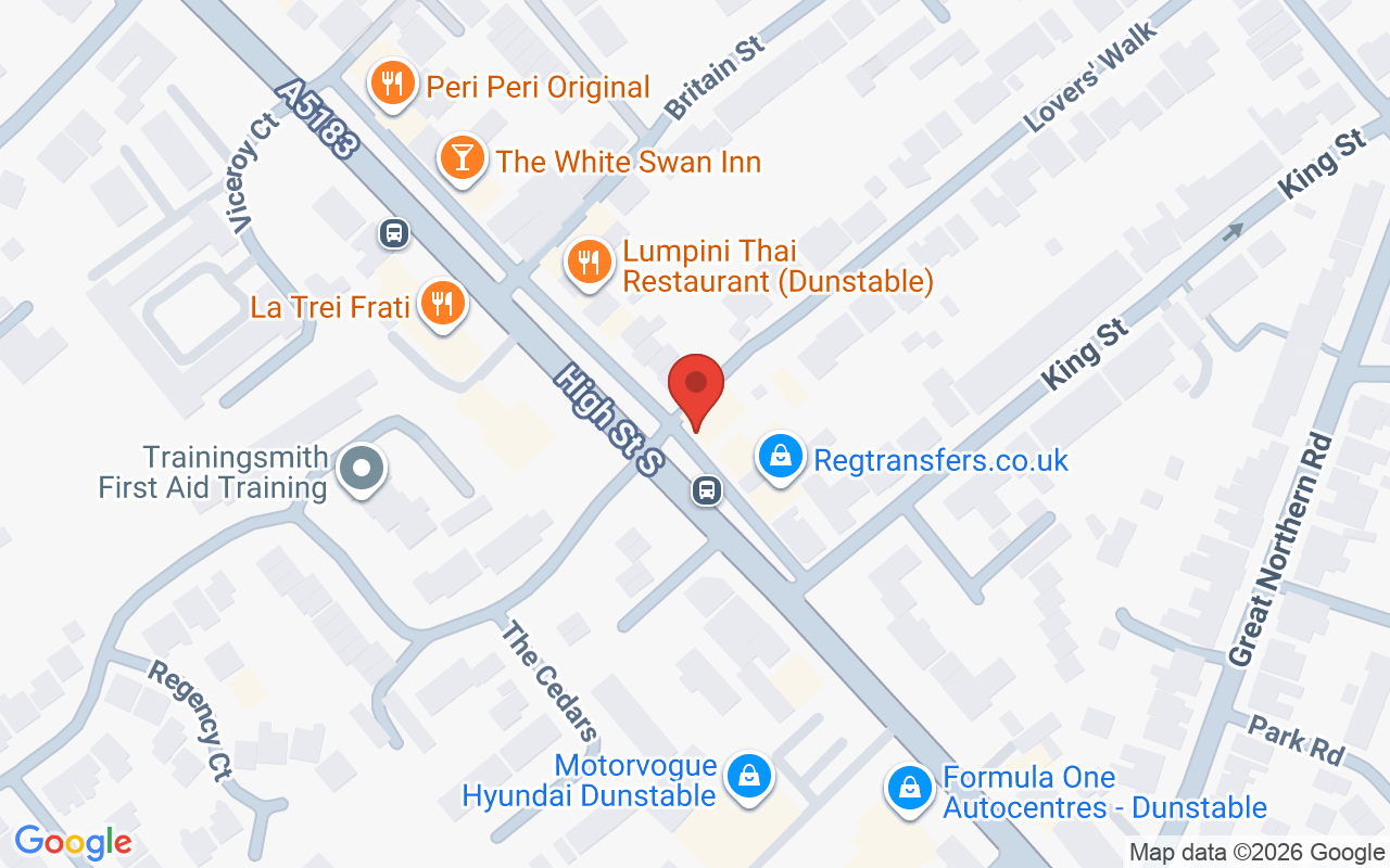 Map showing the location of A Little Luxury