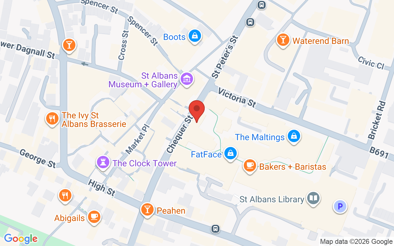 Map showing the location of Jo Banks Salon and Spa