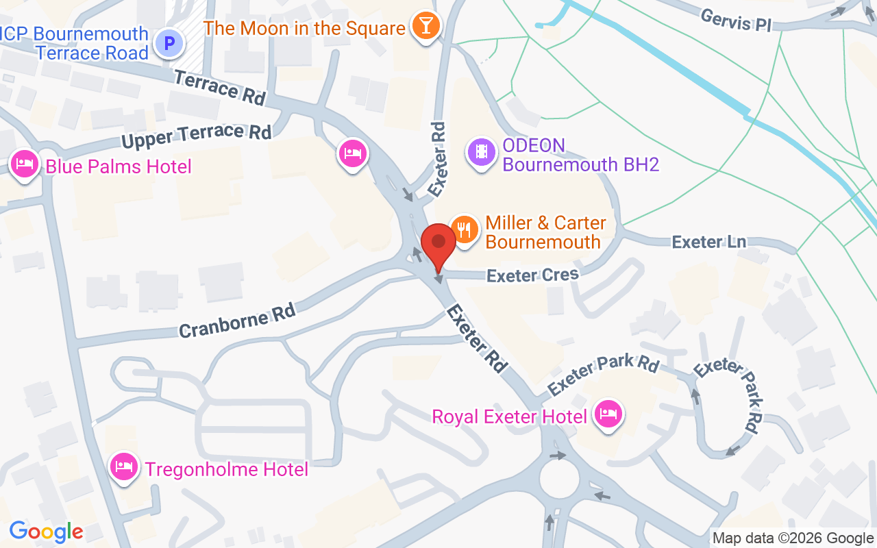 Map showing the location of Affinity HairDesign ,Bournemouth
