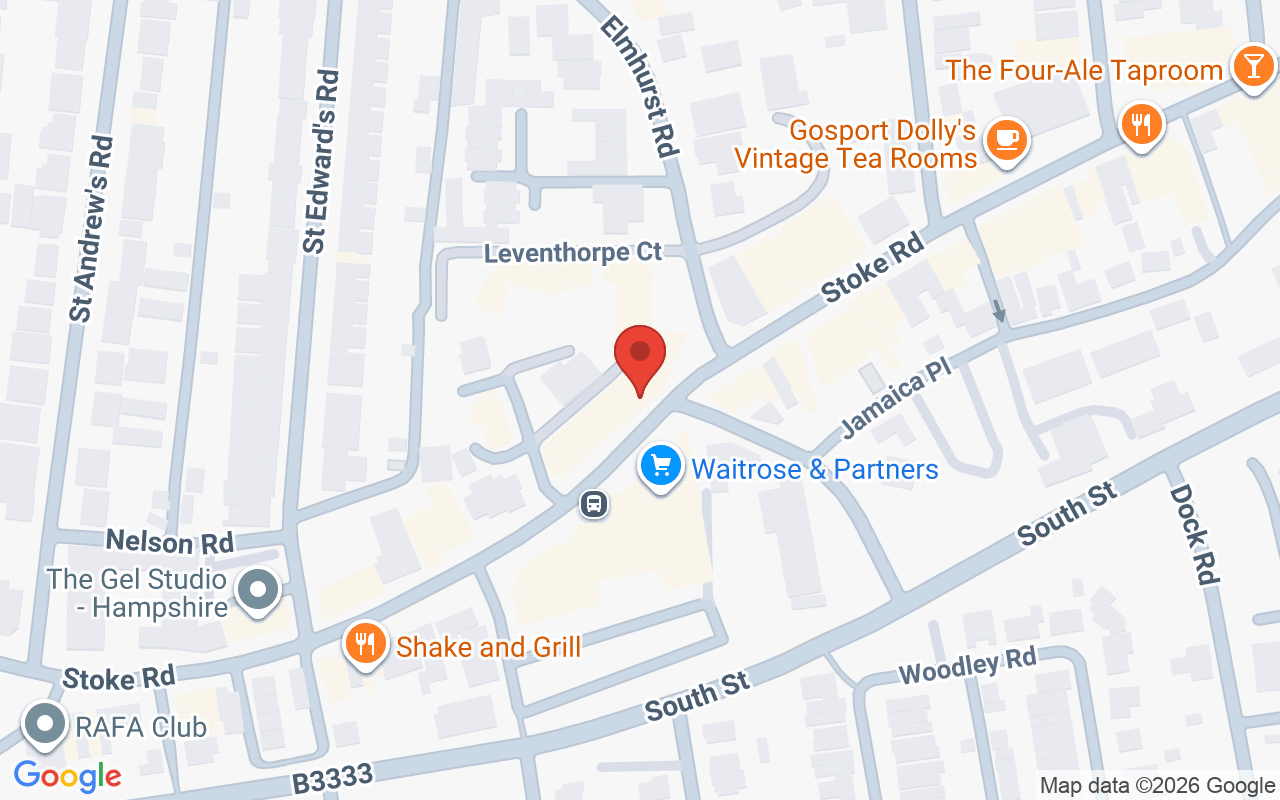 Map showing the location of Affinity Hair & Beauty