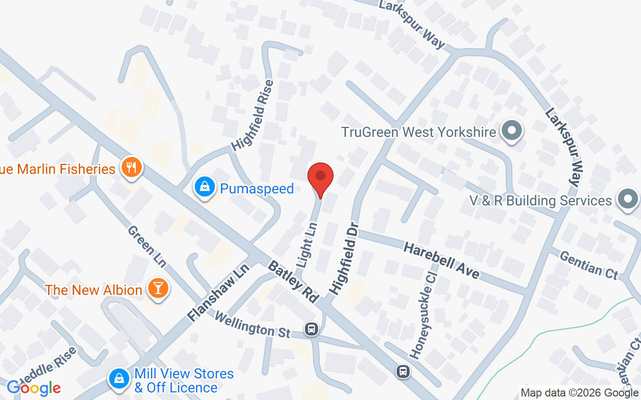 Map showing the location of Allertons