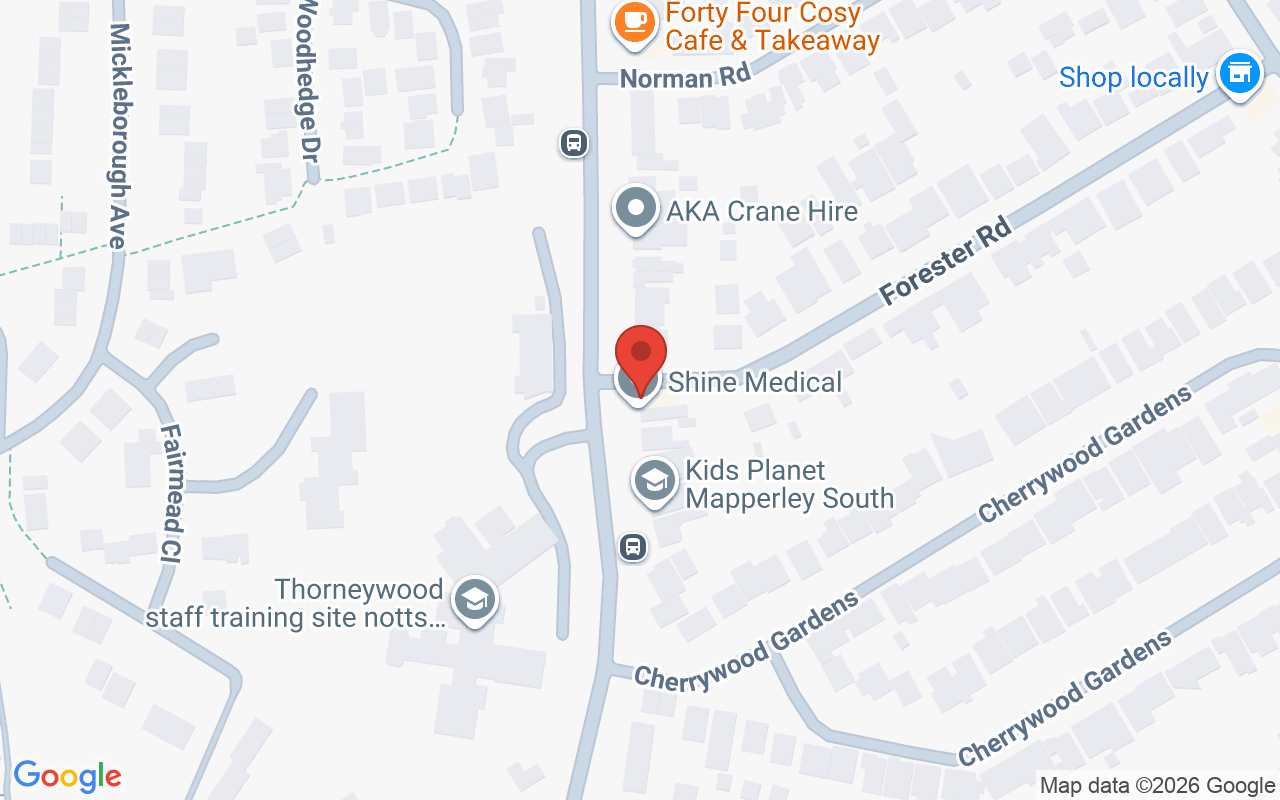 Map showing the location of Angels Twelve