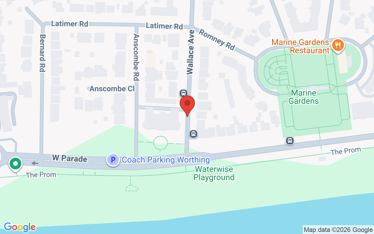 Map showing the location of Anthony Michael Hair Salon