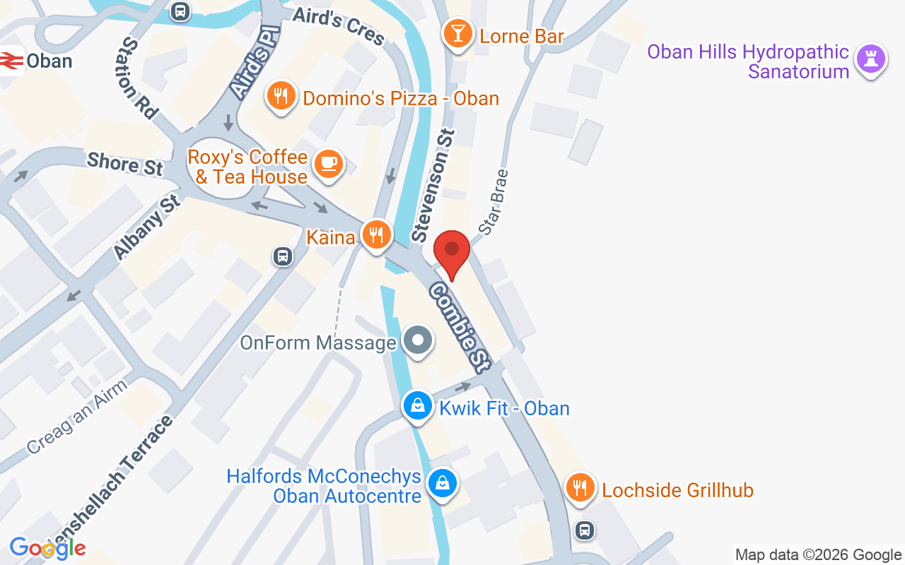 Map showing the location of Ash Hairdressing