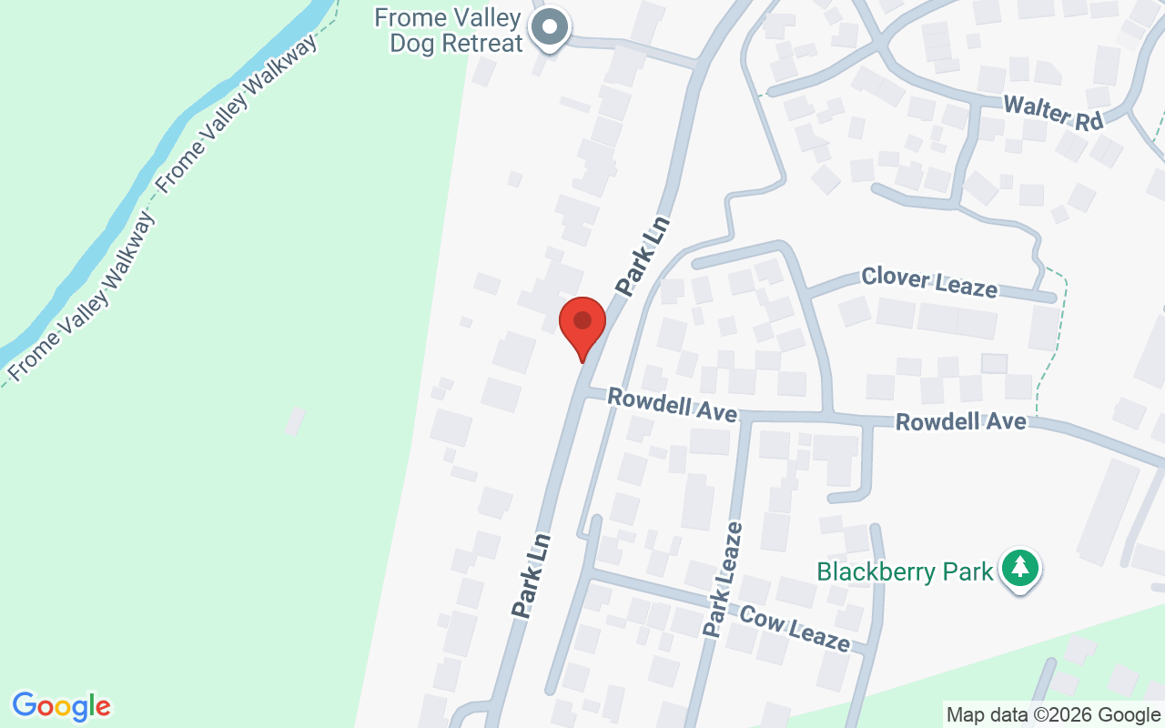Map showing the location of Aura Retreat