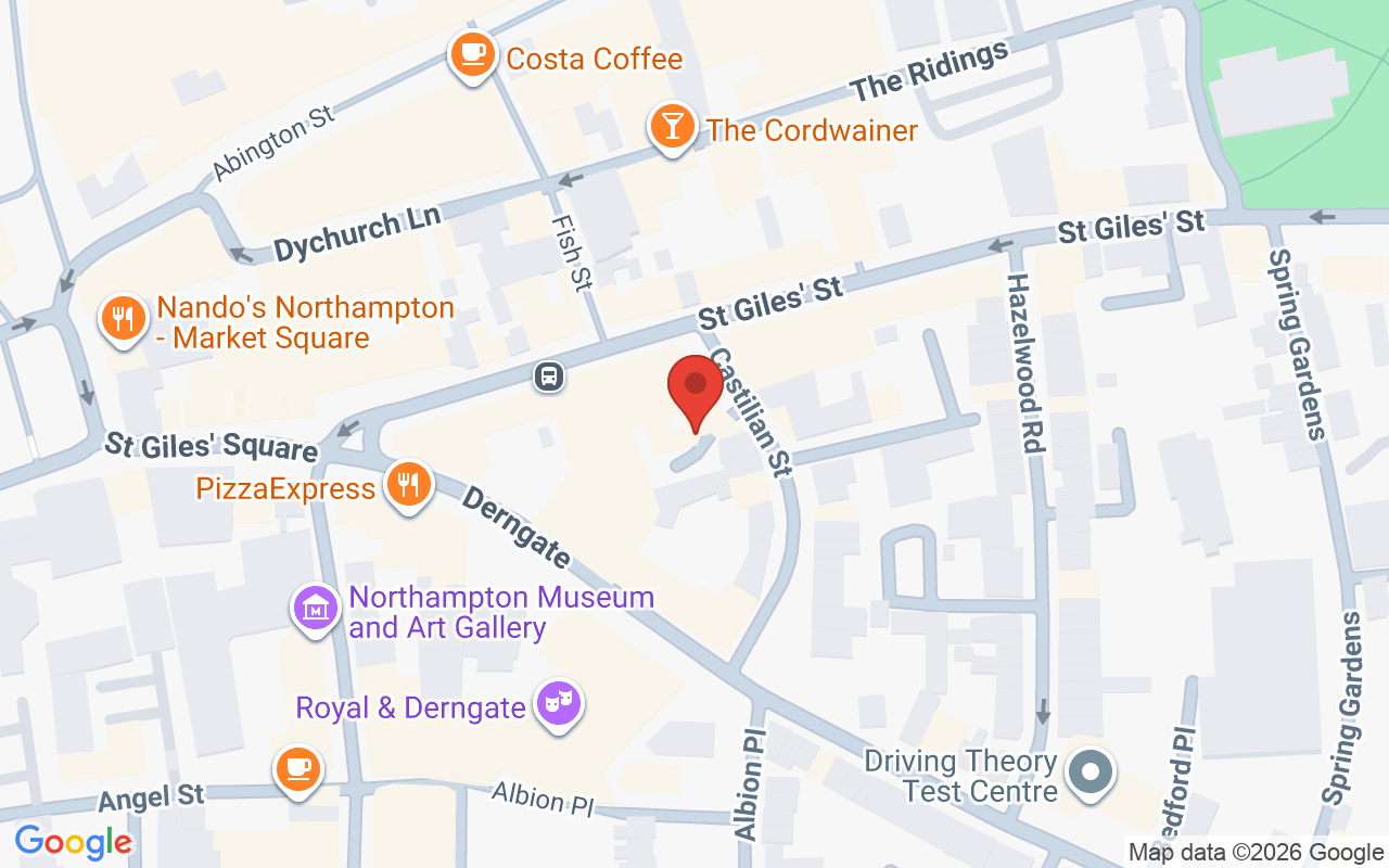 Map showing the location of Aurora Hairdressing