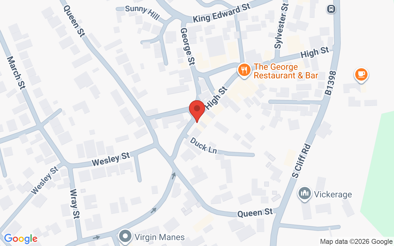 Map showing the location of Austin Hair Design