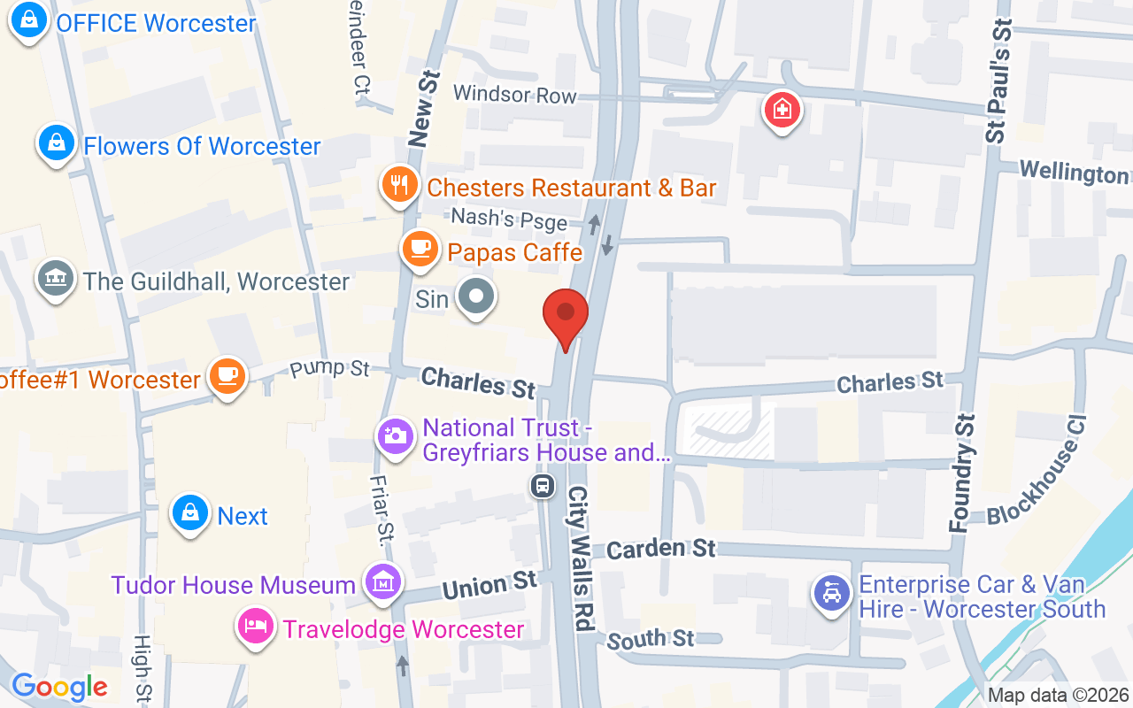 Map showing the location of Avant Garde Saint Martins Quarter