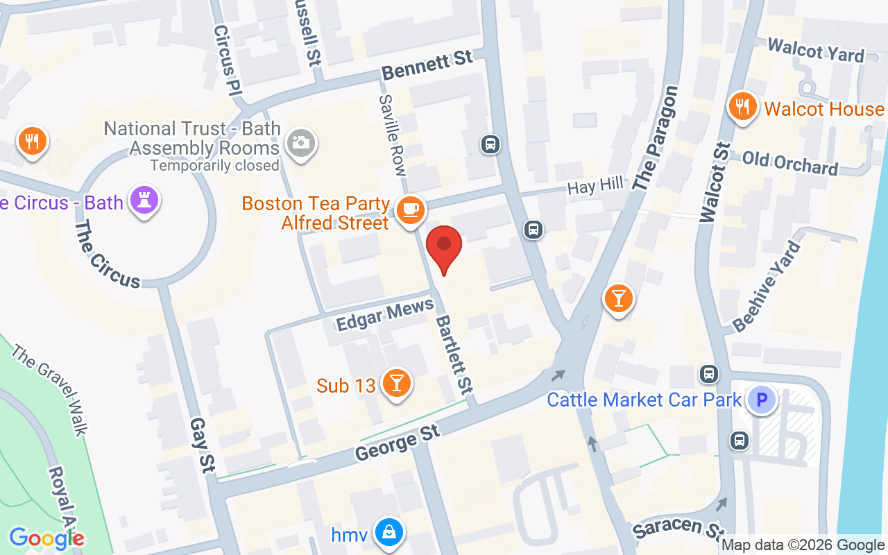 Map showing the location of BA 1 Hair
