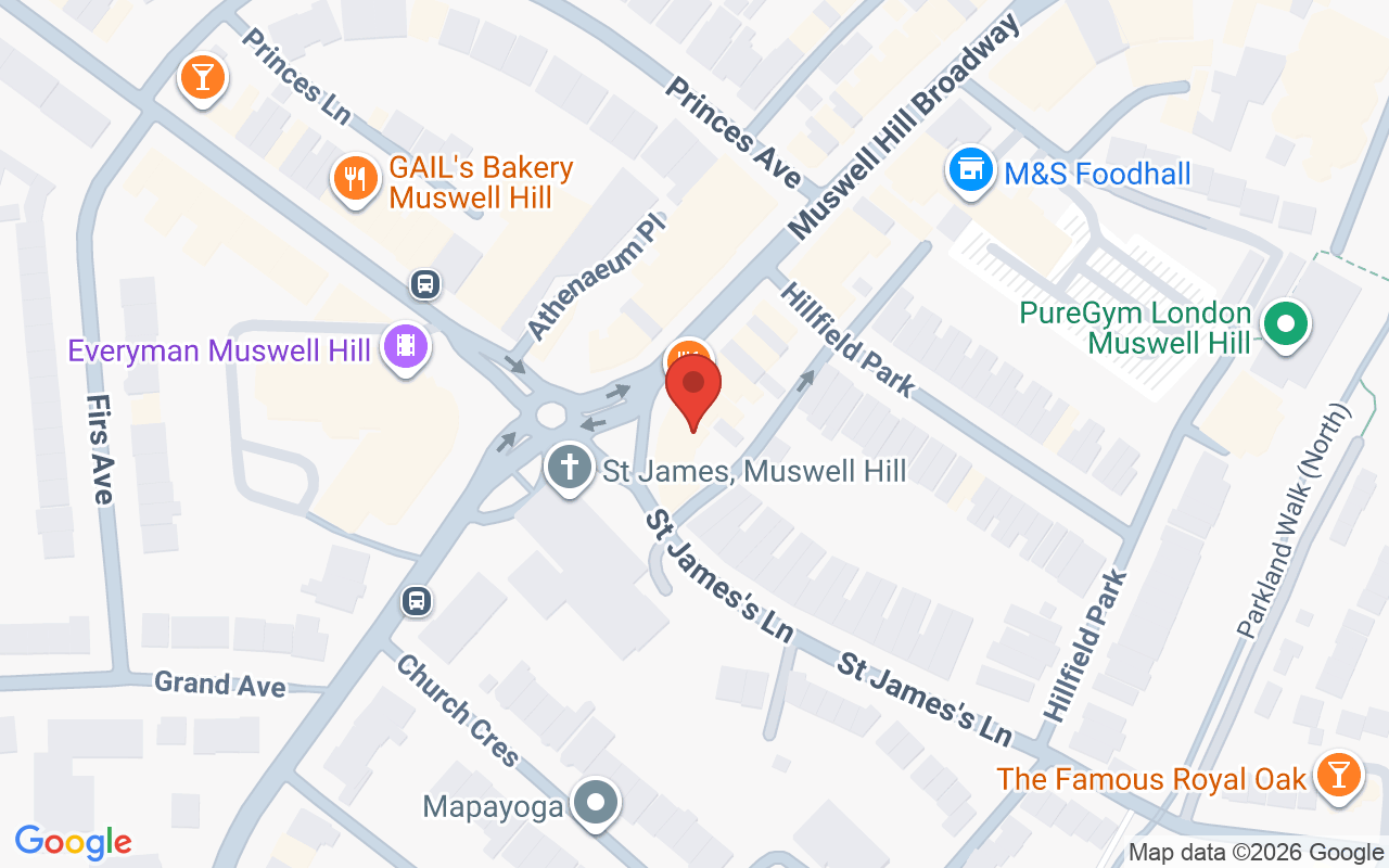 Map showing the location of Barrons