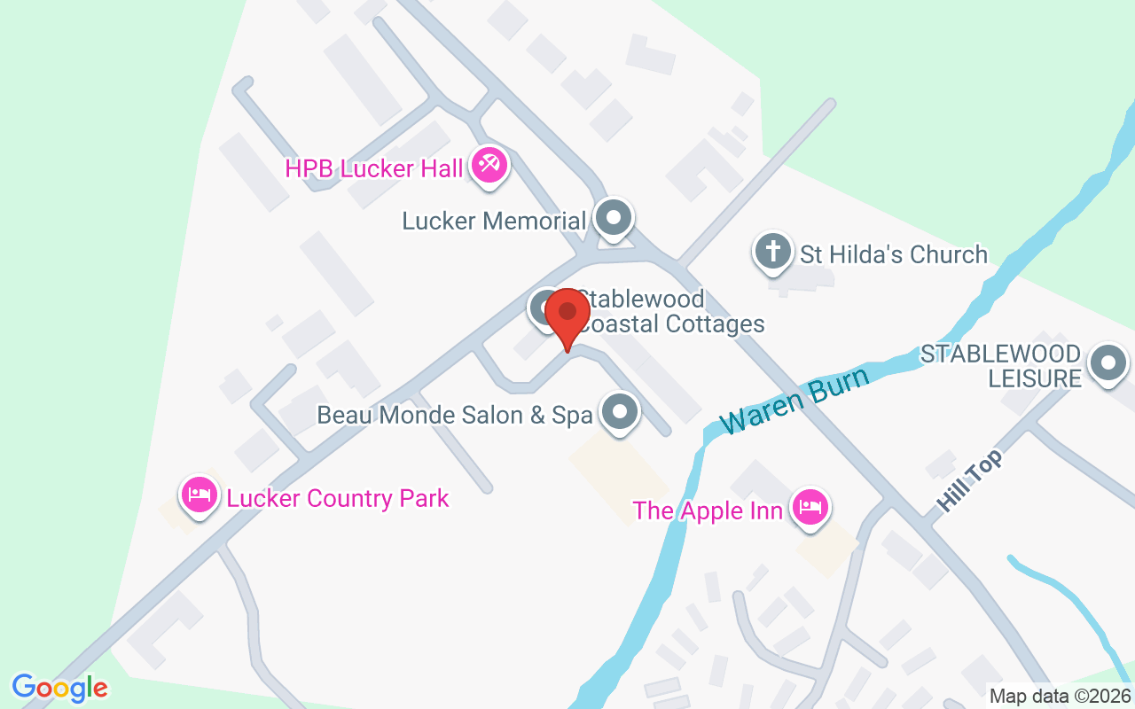 Map showing the location of Beau Monde Salon & Spa