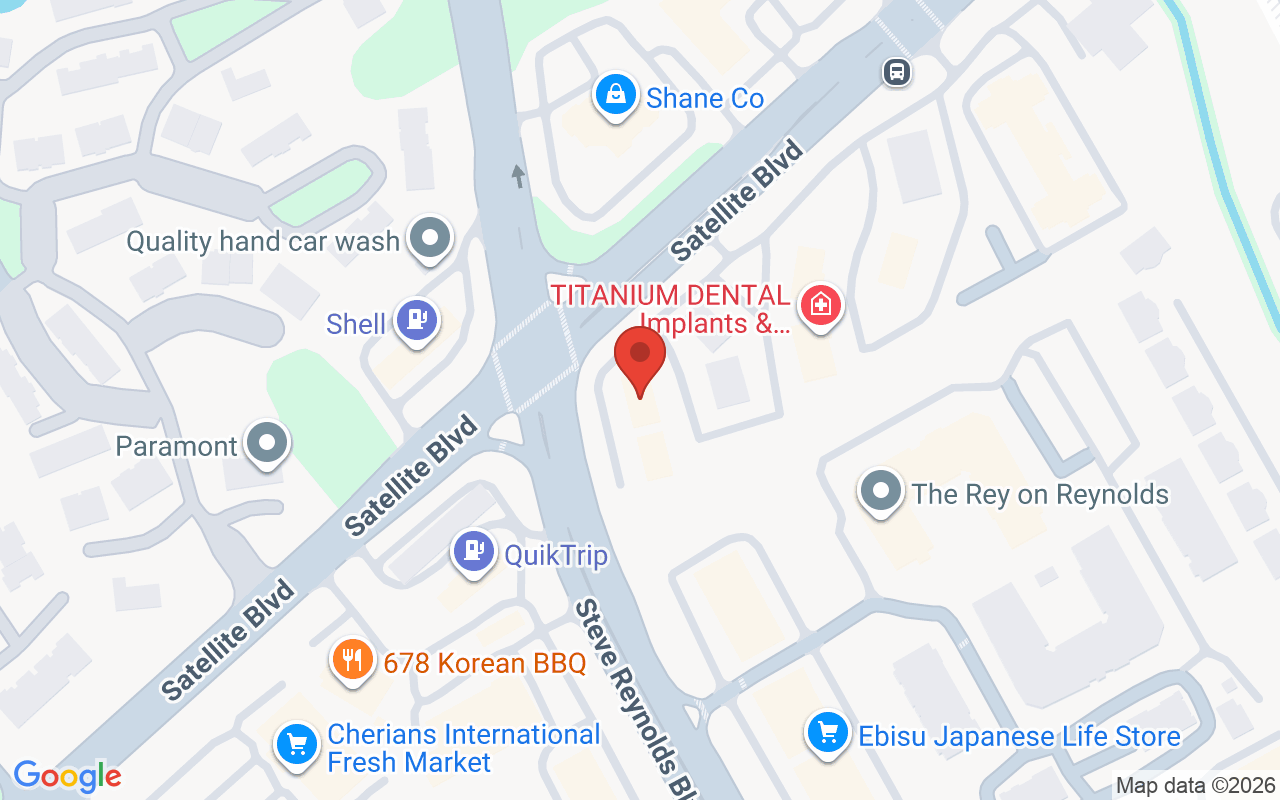 Map showing the location of beauty unleashed salon