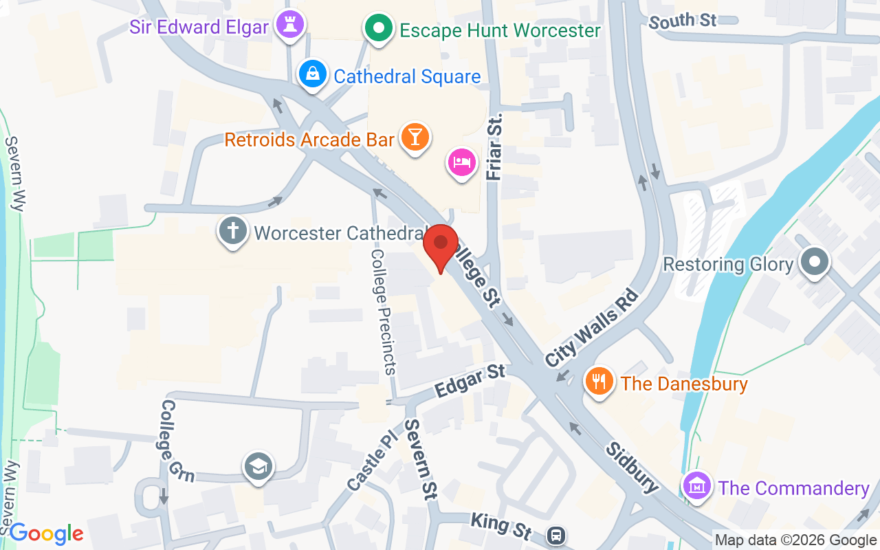 Map showing the location of Bella Studio