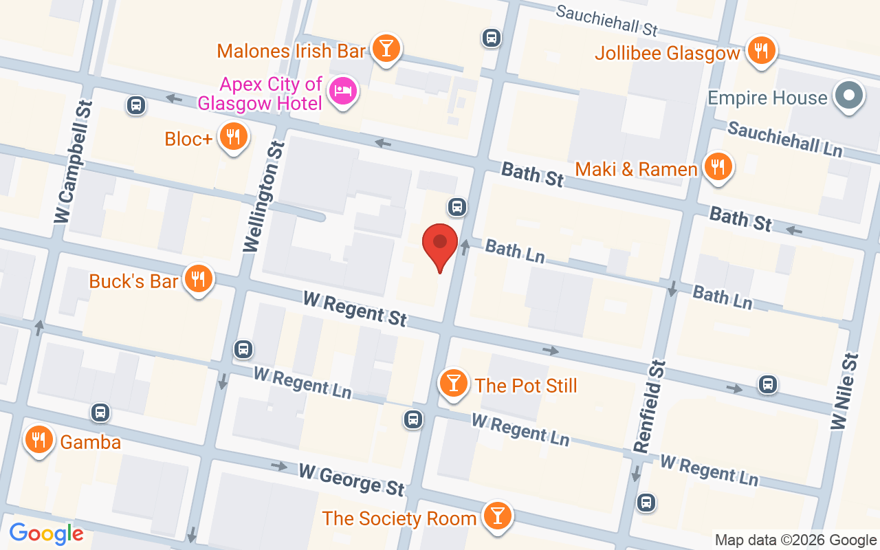 Map showing the location of Belle & Blackley Hair and Beauty