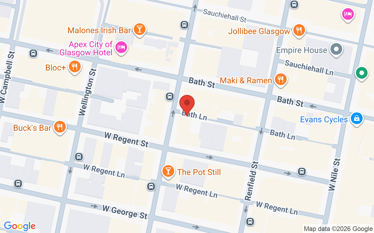 Map showing the location of WaxHQ