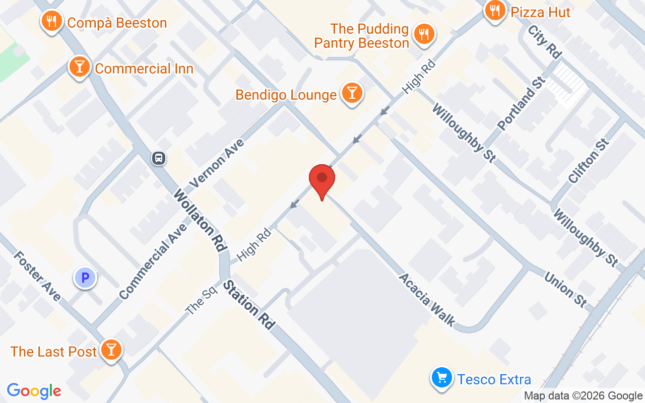 Map showing the location of Ben Brown Education