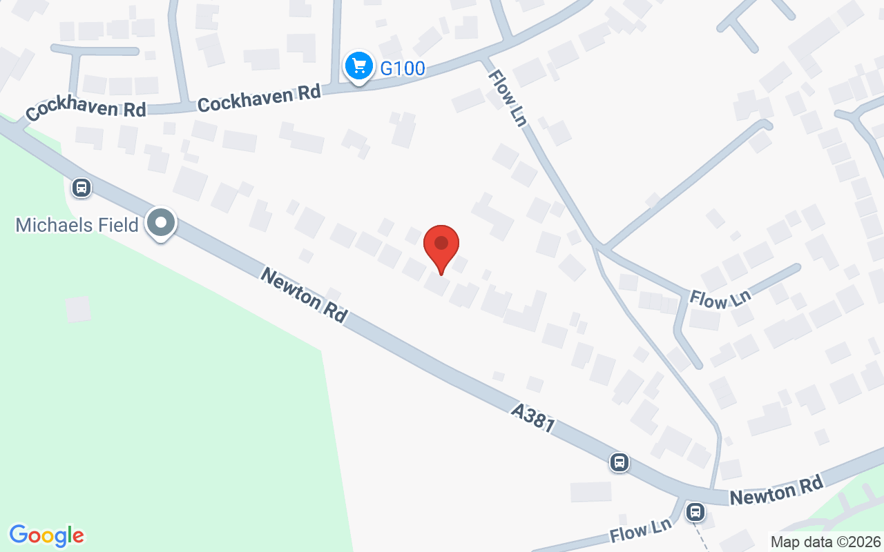 Map showing the location of Beresford Clinic, Devon