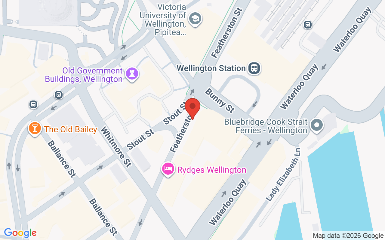 Map showing the location of Beyond Skin