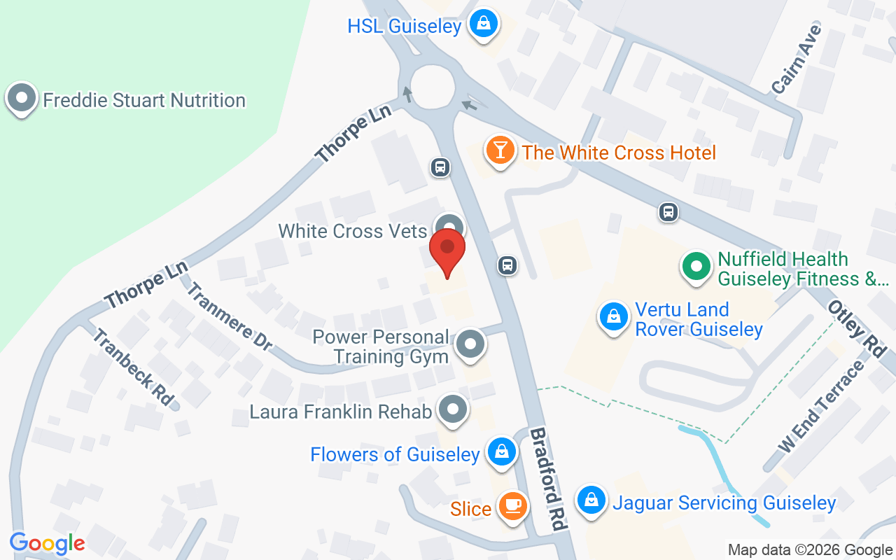 Map showing the location of bhp hairdressing, Guiseley