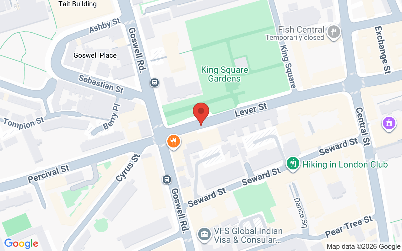 Map showing the location of Blooms Hair