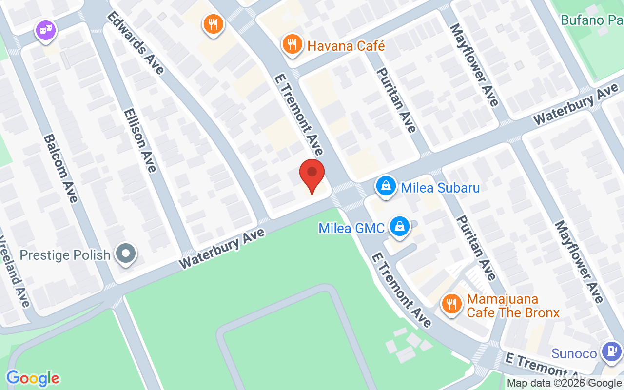 Map showing the location of BlowOut New York