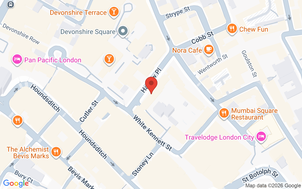 Map showing the location of Body Essential