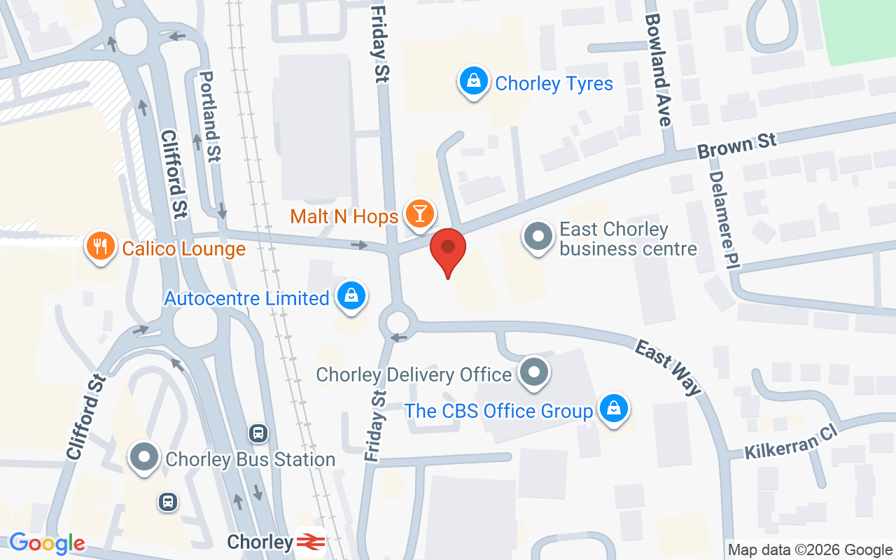 Map showing the location of Body Sculpting Clinics