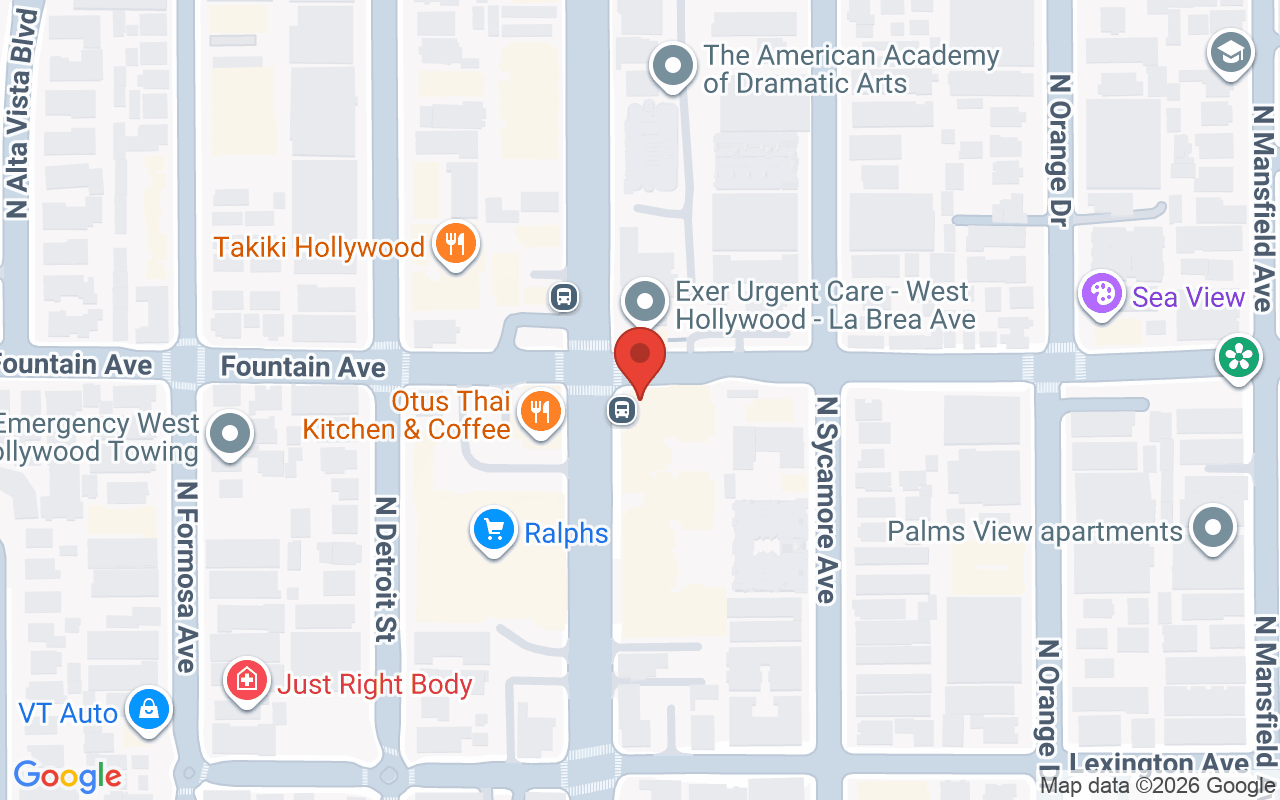 Map showing the location of Boleyn Studio