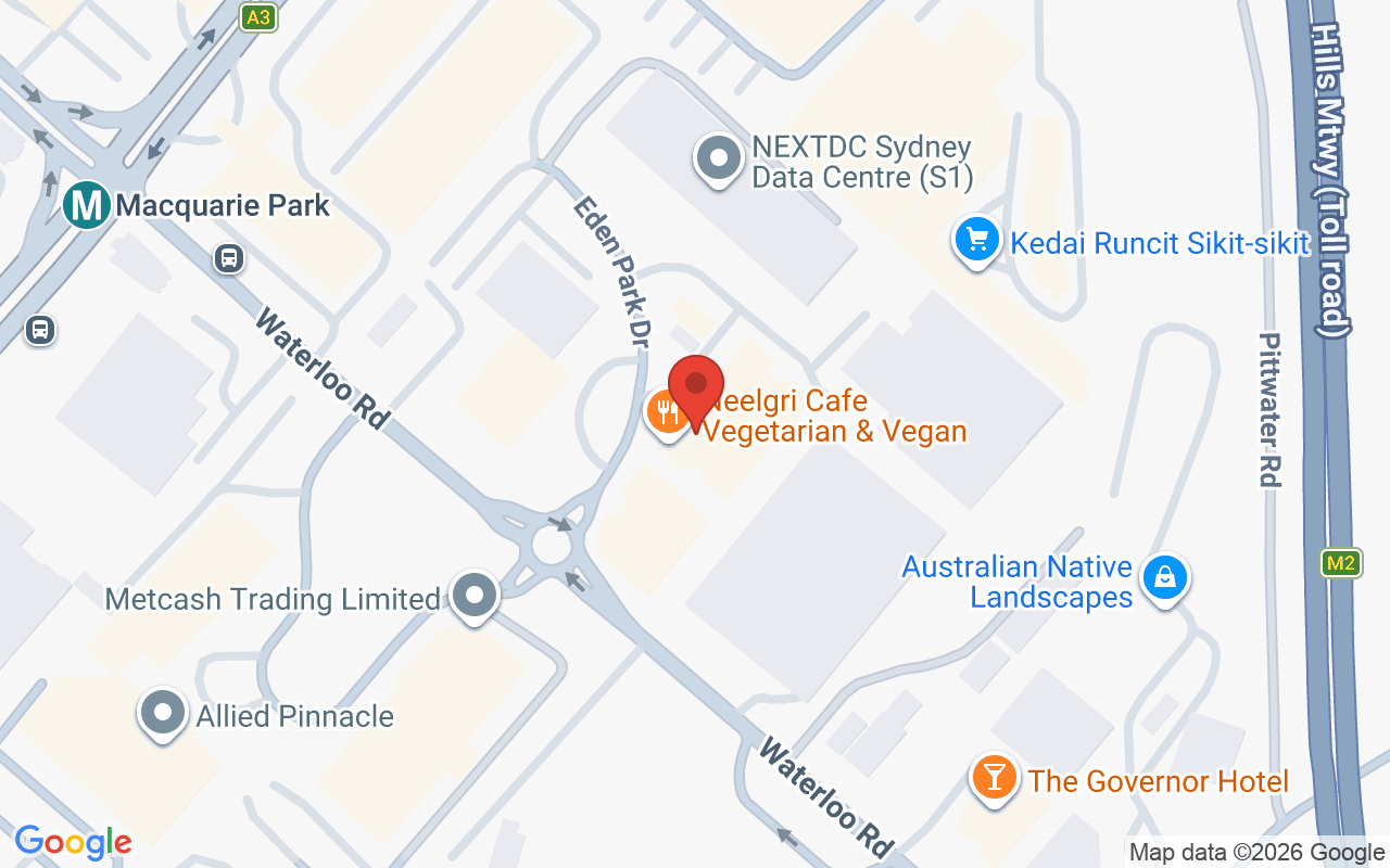 Map showing the location of Brazilian Blowout Australia