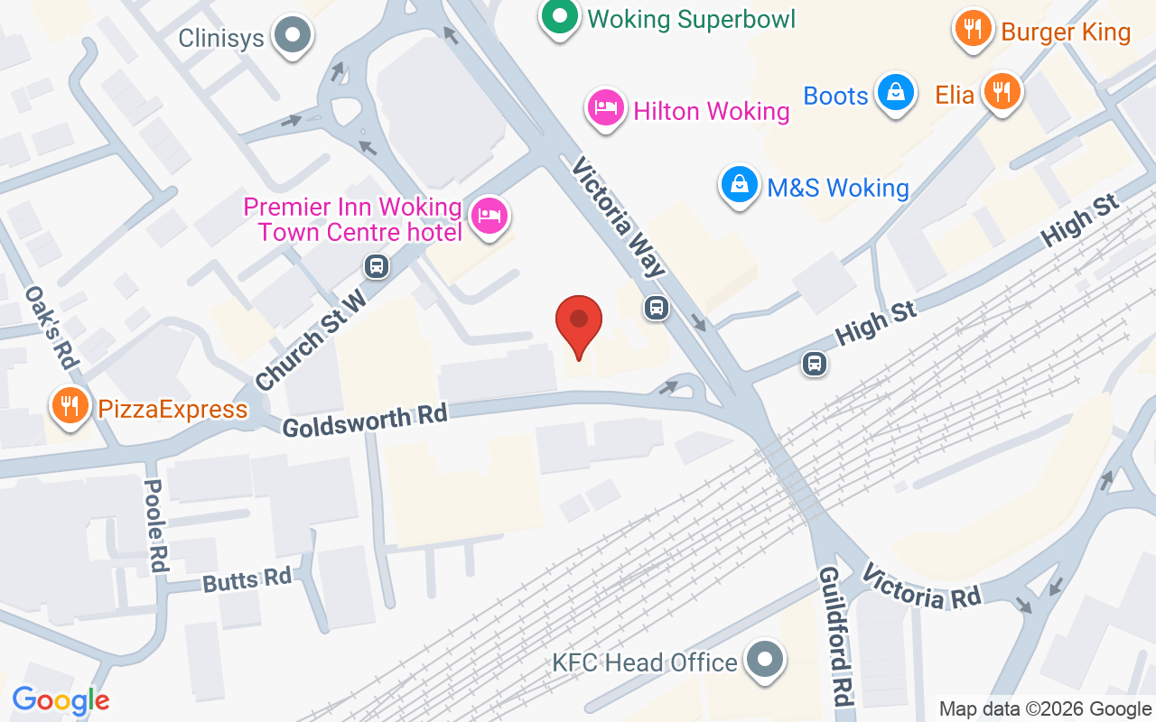 Map showing the location of Carter & Shields