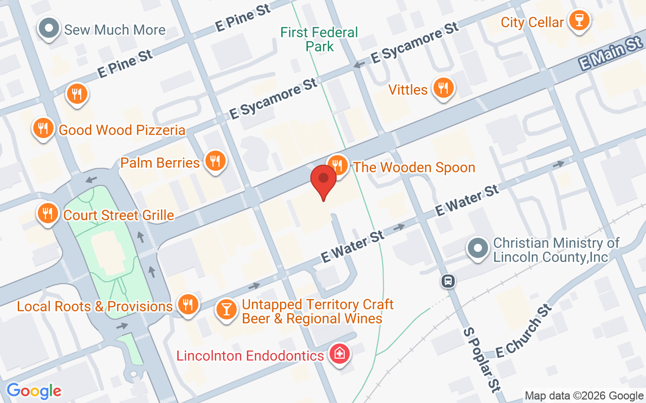 Map showing the location of Studio 220 – Chastity Rudisill Professional