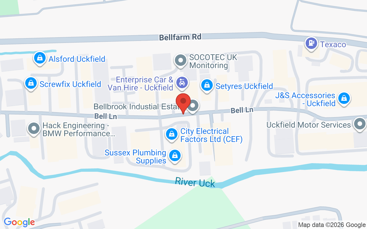 Map showing the location of Claire Davies Hairdressing – Uckfield