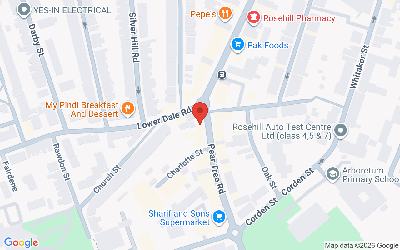 Map showing the location of CoLaz Advanced Beauty Specialists – Derby