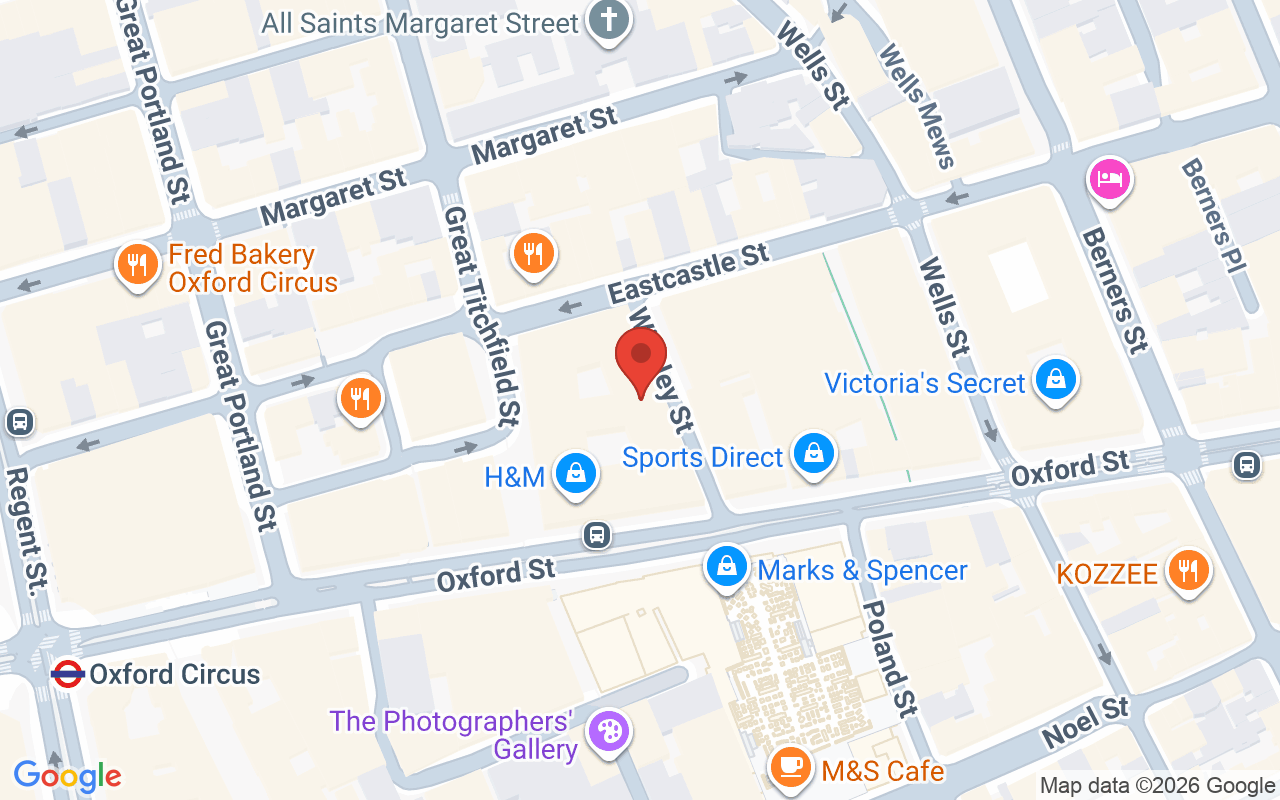 Map showing the location of ColourNation London
