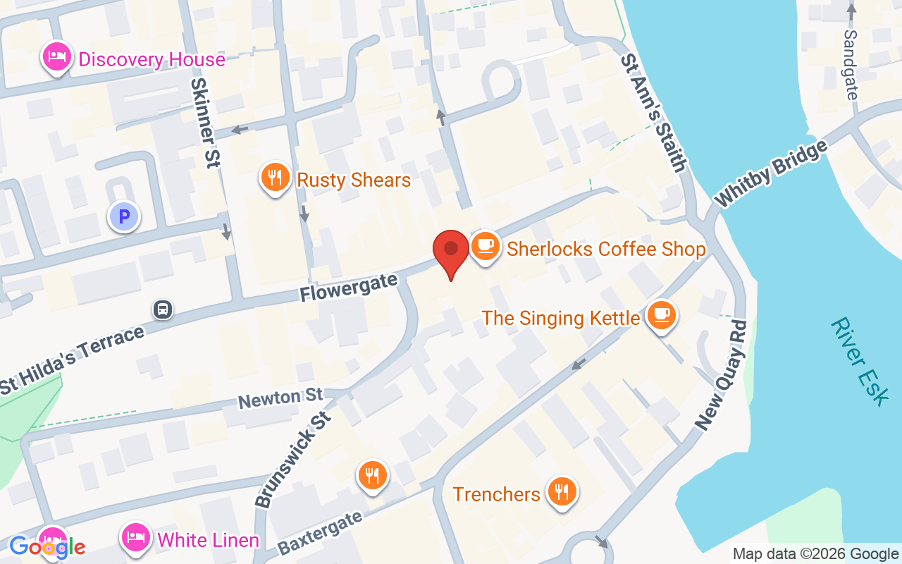 Map showing the location of Contemporary Whitby