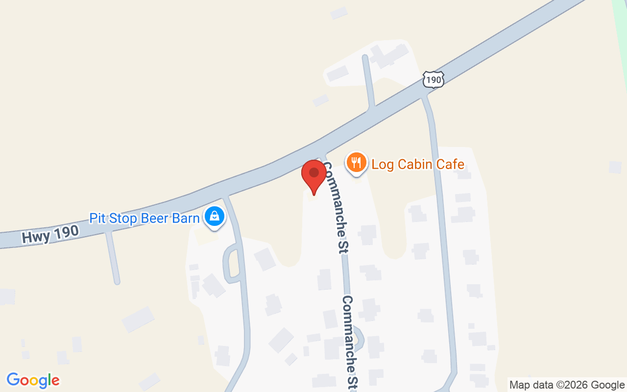 Map showing the location of Cozi Cottage Salon and Spa