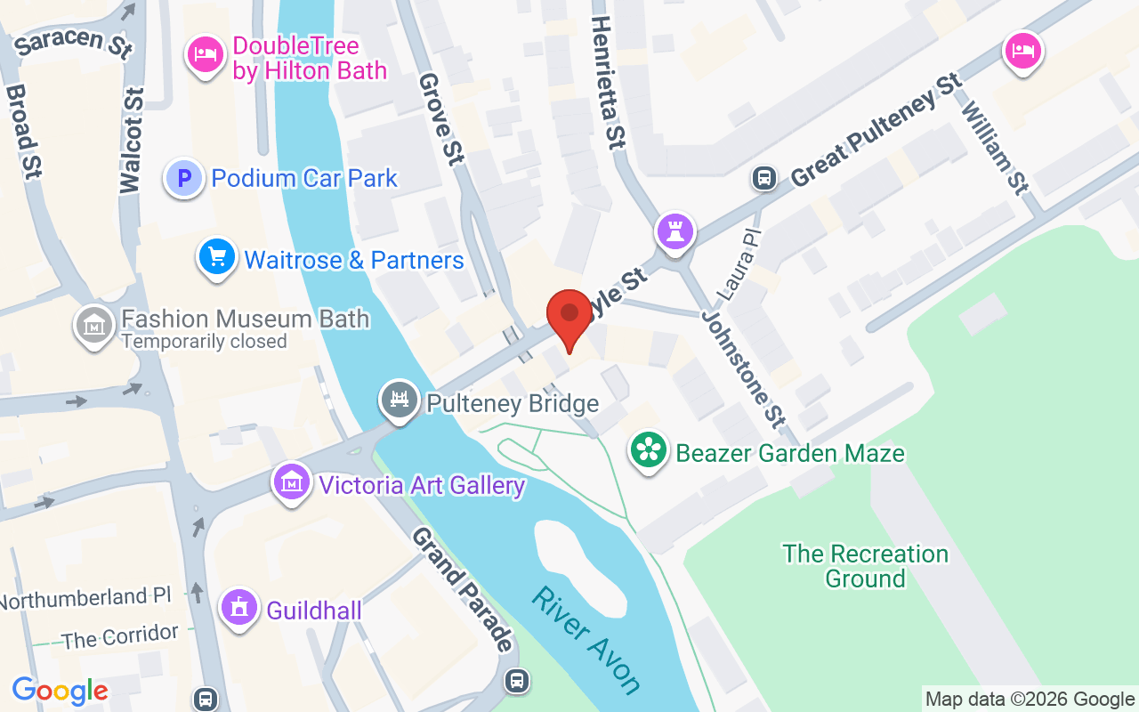 Map showing the location of David Maxwell Hairdressing Ltd
