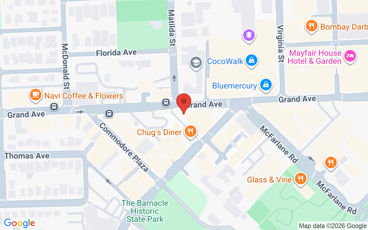 Map showing the location of Detlev Coconut Grove