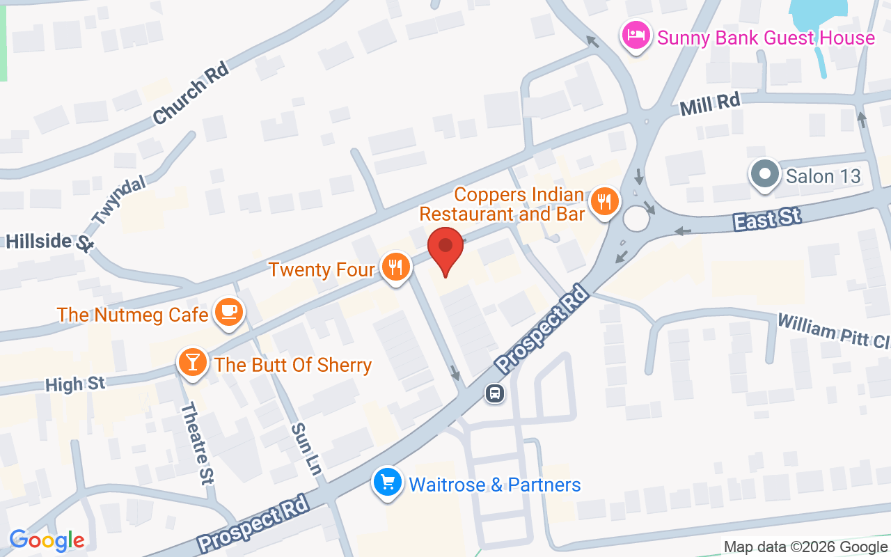 Map showing the location of Diva Hair Design