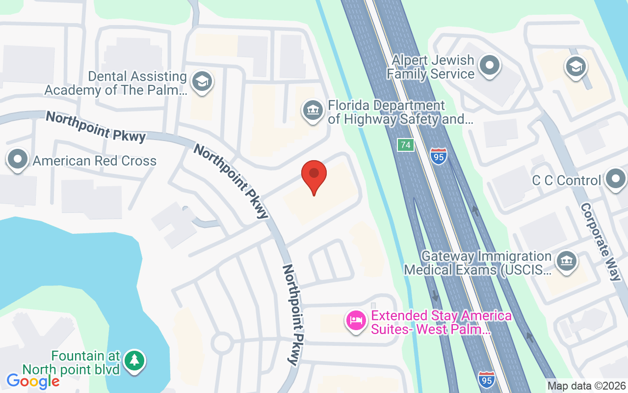 Map showing the location of Divine Design Hair Solutions Natural Hair Salon