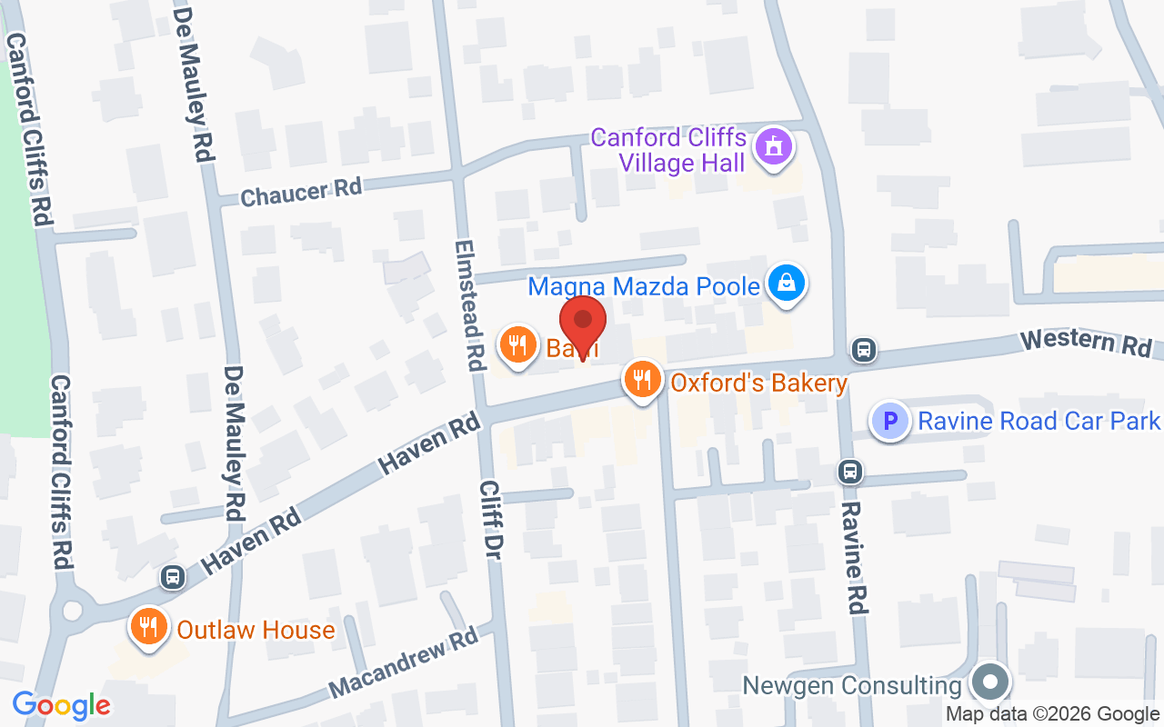 Map showing the location of Dune Hair & Beauty