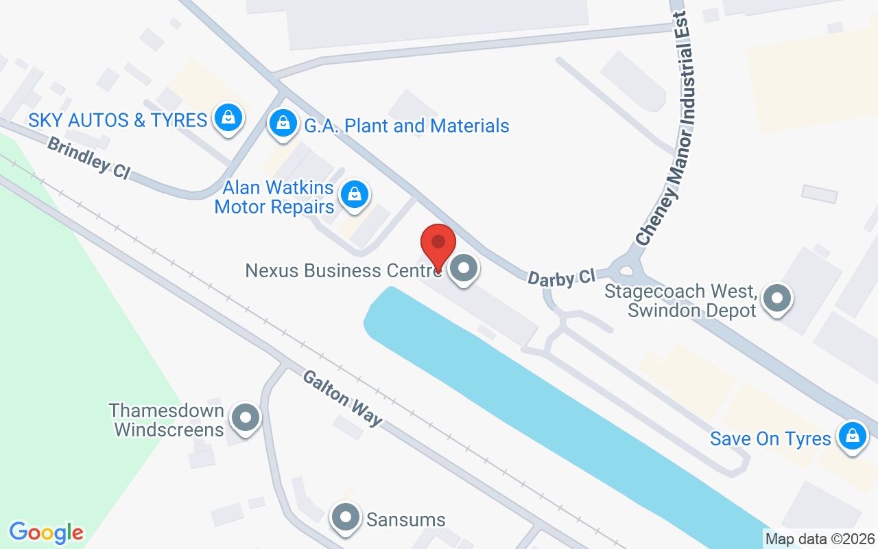 Map showing the location of Eden Wellbeing