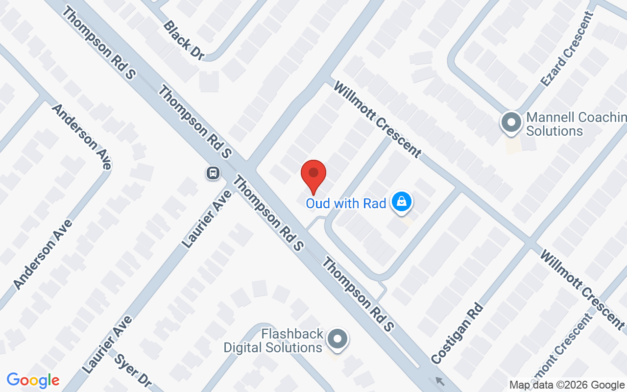 Map showing the location of Erin Gallant