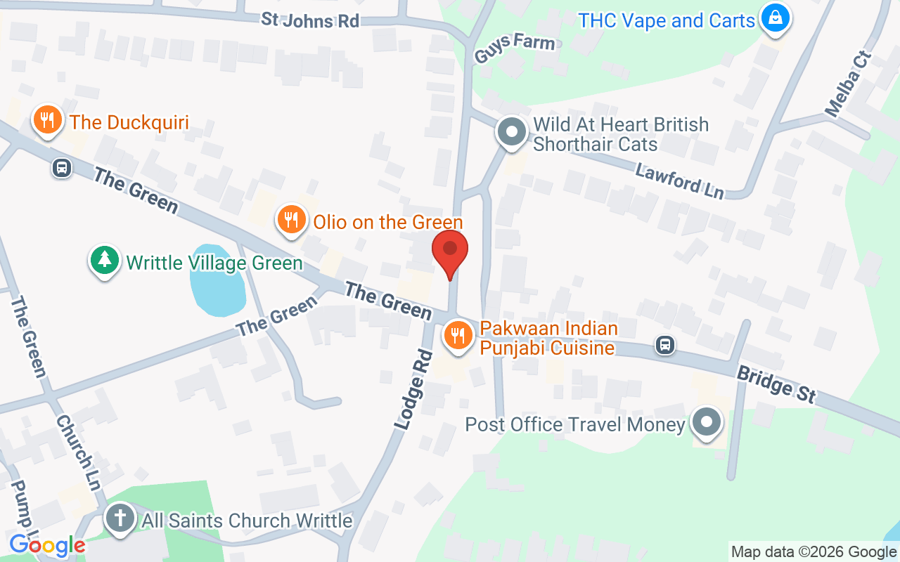 Map showing the location of Feathers Chelmsford