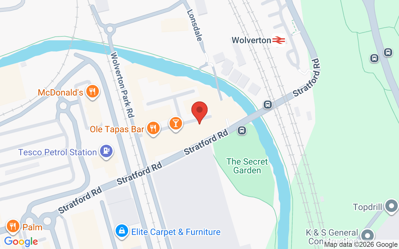 Map showing the location of Flair Hair & Beauty Ltd