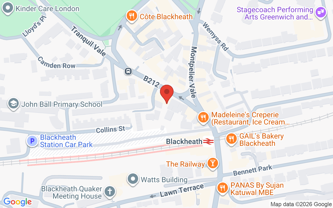 Map showing the location of Fresh Lifestyle, Blackheath Salon & Spa