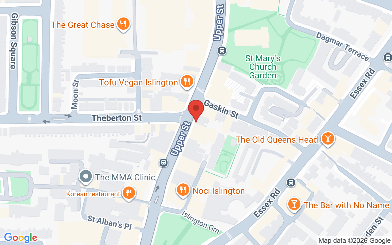 Map showing the location of Fresh Lifestyle, Islington Salon & Spa