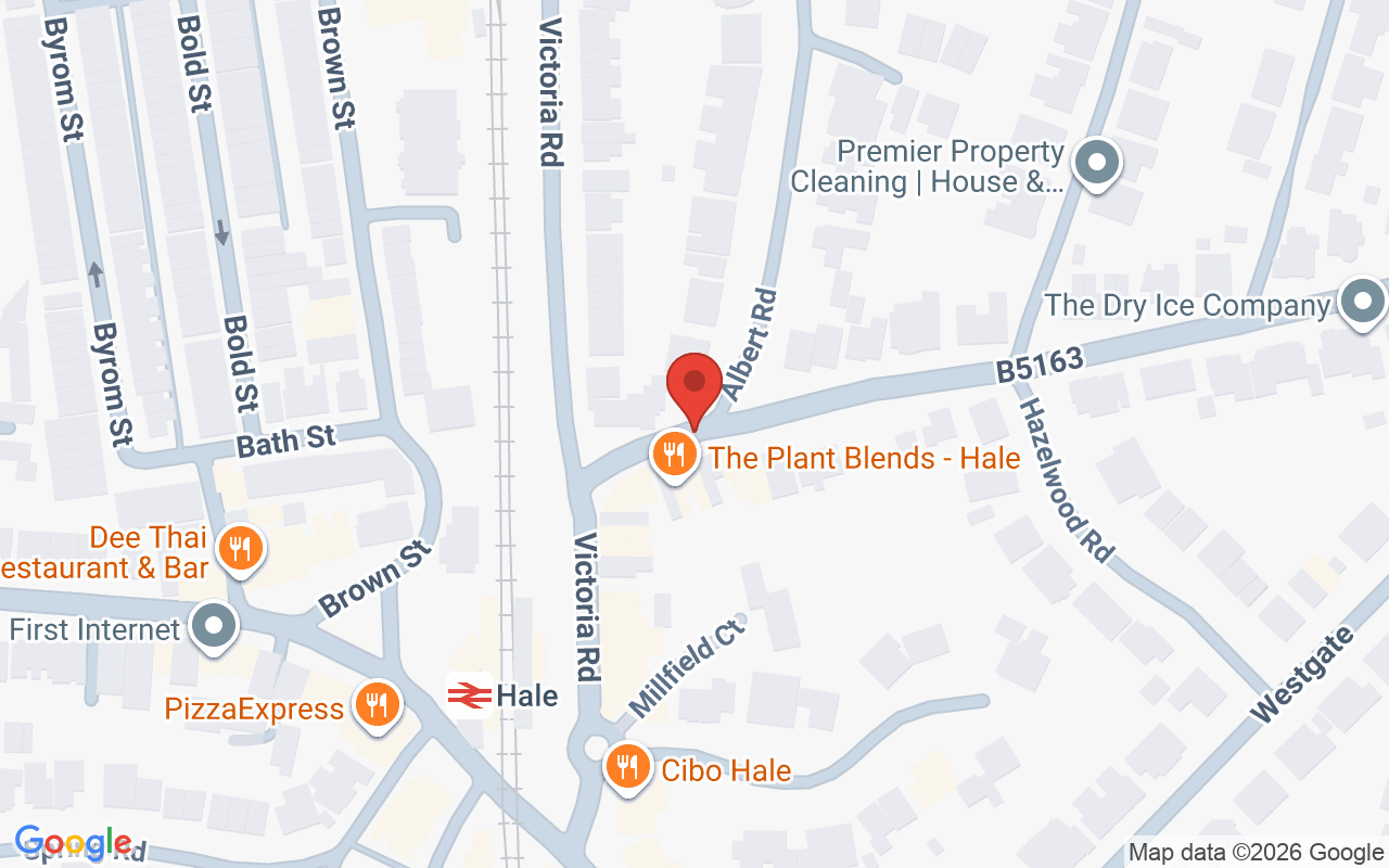Map showing the location of FRISØR – Salon & Wellness