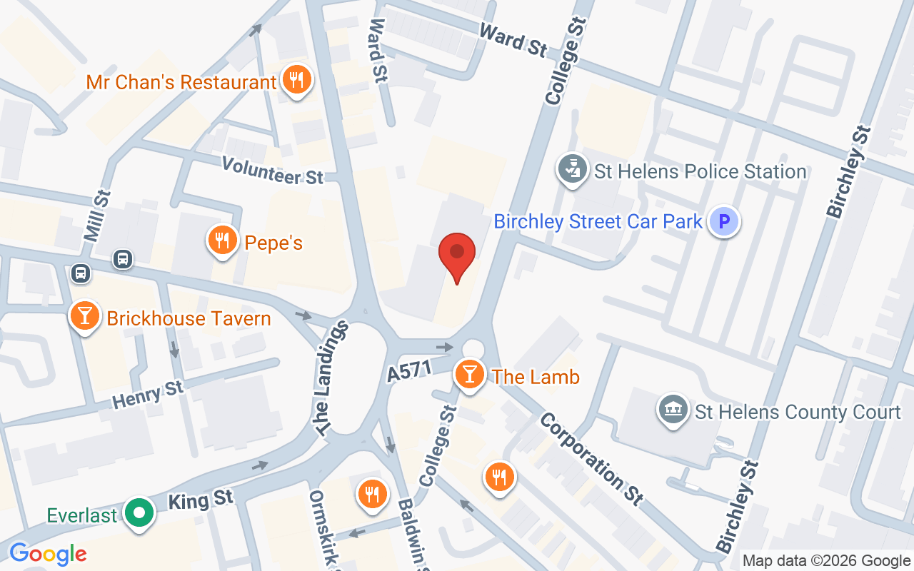 Map showing the location of Fusion Hair
