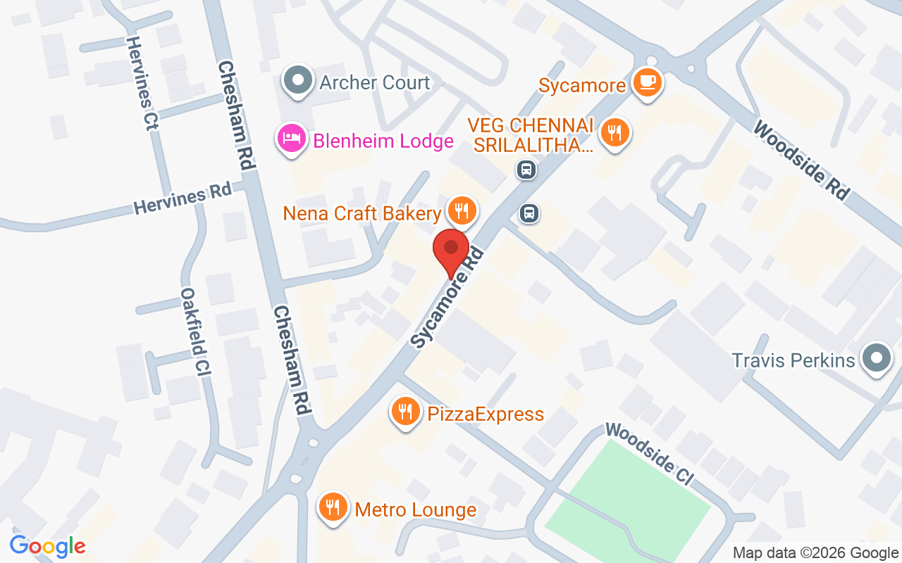 Map showing the location of Gatsby & Miller